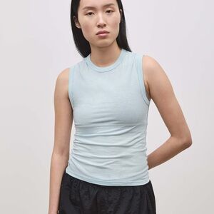 Literary Sport Joan Twist Tank Mist L Large